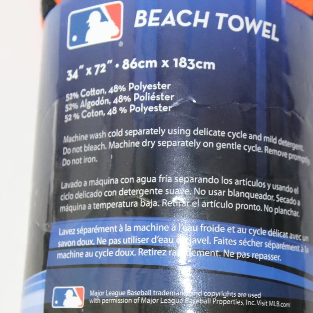 Baltimore Orioles Major League Baseball Beach Towel